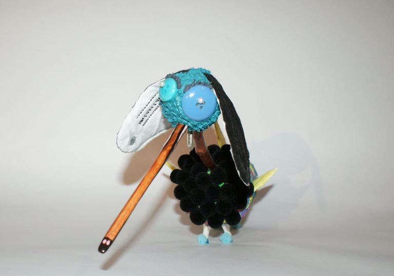 Animals after party Pescecane, 2023, 38x17x10cm